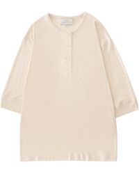 Studio Nicholson - Button-Collar Top - Lyst