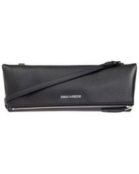 DSquared² - Neoclassic Pebbled Zipped Messenger Bag - Lyst