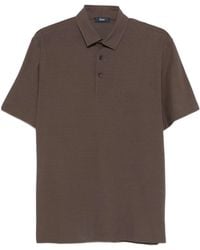Herno - Short-Sleeve Three-Button Polo Shirt - Lyst