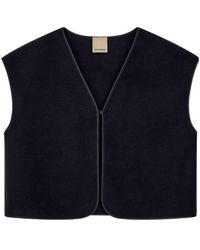 Emporio Armani - Piped-Trim Gilet - Lyst