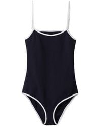 Miu Miu - Open-Back One-Piece Swimsuit - Lyst