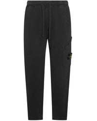 Stone Island - Compass-Patch Drawstring Track Pants - Lyst