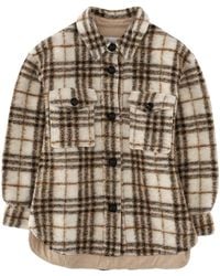 Isabel Marant - Checked Pocketed Shirt Jacket - Lyst