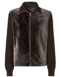 Fendi - Wool And Shearling Blouson - Lyst