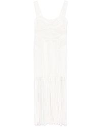 Jonathan Simkhai - Fringed Midi Skirt - Lyst