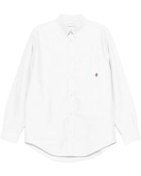 Drole de Monsieur - Drôle De Monsieur Embroidered Logo Shirt - Lyst