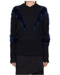 Kiko Kostadinov - Ribbed-Knit V-Neck Sweater - Lyst