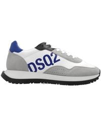 DSquared² - Logo Printed Color-Block Sneakers - Lyst