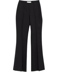Frankie Shop - Pintuck Flared Trousers - Lyst