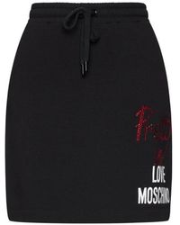 Moschino - Logo Detail Skirt - Lyst