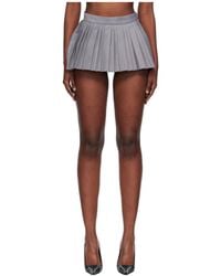 Pushbutton - Volumed Micro Skirt Pants - Lyst