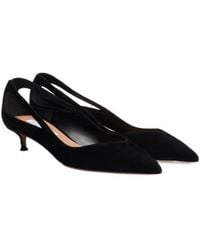 Aquazzura - Pointed-Toe Solid Color Low-Heel Shoes - Lyst