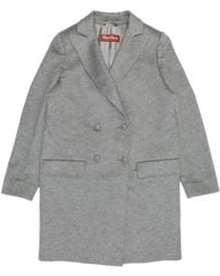 Max Mara - Double-Breasted Lapel Coat - Lyst