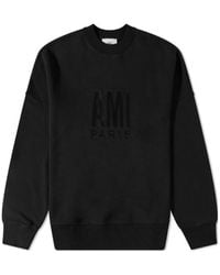 Ami Paris - Logo-Print Sweatshirt - Lyst