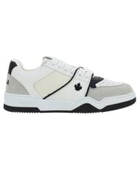 DSquared² - Spiker Logo Printed Low-Top Sneakers - Lyst