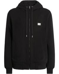 Dolce & Gabbana - Logo-Plaque Hoodie - Lyst