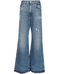 Acne Studios - High-Waisted Wide-Leg Jeans - Lyst