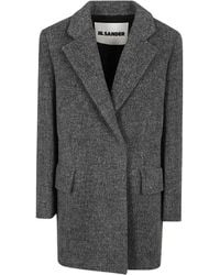 Jil Sander - Mélange-Effect Felted Blazer - Lyst