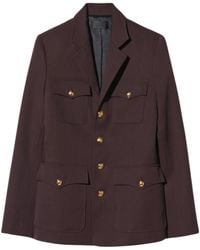 Nili Lotan - Single-Breasted Casual Jacket - Lyst