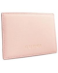 Gucci - Card Case With Lettering - Lyst