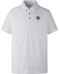 Canada Goose - Beckley Logo Cotton Polo Shirt - Lyst