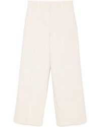 Eleventy - Centre-Seam Cotton Trousers - Lyst