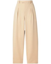 Wardrobe NYC - Pleated Wide-Leg Casual Pants - Lyst