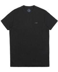 Armani Jeans - Round Collar Logo T-Shirt - Lyst