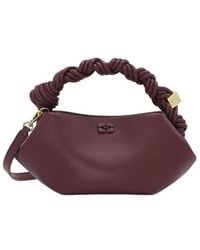 Ganni - Bou Mini Braided Handbag - Lyst