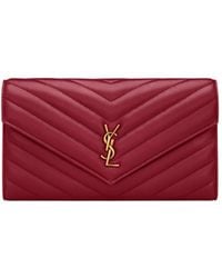 Saint Laurent - Cassandre Large Flap Wallet - Lyst
