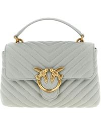 Pinko - Lady Love Puff Chevron Mini Crossbody Bag - Lyst