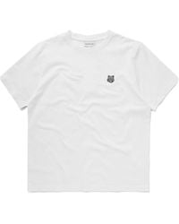 Maison Kitsuné - Maison Kitsun Fox Head Patch Crewneck T-Shirt - Lyst
