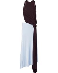 Victoria Beckham - Cutout Jersey Midi Dress - Lyst