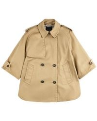 Fay - Short Double-Breasted Jacket - Lyst