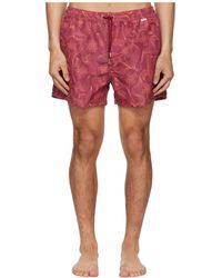 Paul Smith - Elastic Waist Swim Trunks - Lyst