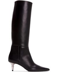 Proenza Schouler - Spike Pointed-Toe Knee-High Boots - Lyst