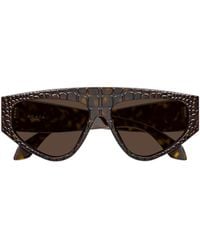Alaïa - Alaïa Geometric-Frame Sunglasses - Lyst