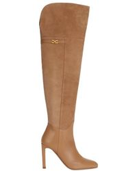 Elisabetta Franchi - Suede Boots - Lyst