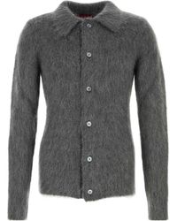 Gucci - Brushed Polo Cardigan - Lyst
