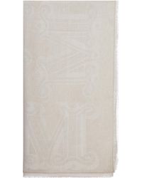 Max Mara - Senior Logo Detailed Scarf - Lyst