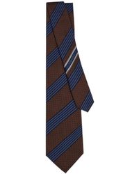 Ferragamo - Regimental Gancini Silk Jacquard Tie - Lyst