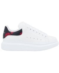 McQueen - Oversized Skull Printed Sneakers - Lyst