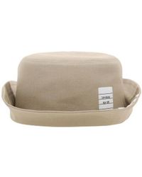Thom Browne - 4-Bar Cotton Bucket Hat - Lyst