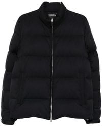 ZEGNA - Long-Sleeved Down Jacket - Lyst