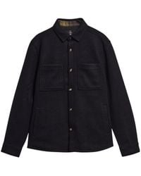 Barbour - Marltown Tailored Wool-Blend Overshirt - Lyst