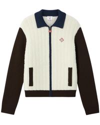 CASABLANCA - Checkerboard-Knit T-Shirt - Lyst