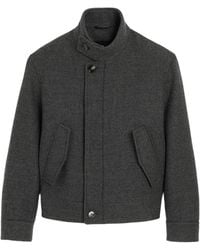 Ami Paris - Padded Harrington Jacket - Lyst