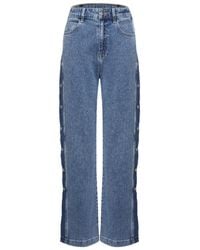 LIU REGALI - Baggy Wide-Legged Jeans - Lyst