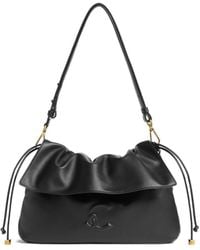 Coccinelle - Ruffled Flap Shoulder Bag - Lyst