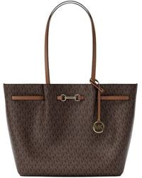 Michael Kors - Carson Large Signature Logo Tote Bag - Lyst